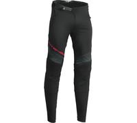 Thor Intense Assist 2023 Pantalones de bicicleta, negro-rojo, tamaño 36 para Hombres