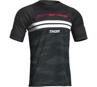Thor Intense Assist Decoy Maillot de bicicleta, Negro/Blanco, Talla S