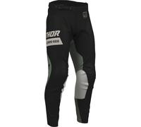 Thor Launchmode Bleach, pantalones textiles 34 male Negro/Verde Oscuro/Gris Claro