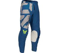 Thor Launchmode Forge Pantalones de motocross, azul/gris, Talla 40