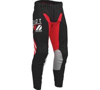 Thor Launchmode Futura Pantalones de motocross, negro/rojo, Talla 44