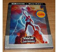 THOR LOVE AND THUNDER 4K UHD+BLU-RAY STEELBOOK NUEVO PRECINTADO ACCION A-B-C