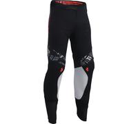 Thor Prime Aloha Pantalones de motocross, negro-gris-rojo, tamaño 32 para Hombres