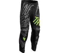 Thor Pulse Counting Sheep Pantalones Juveniles de Motocross, negro-gris, tamaño XL