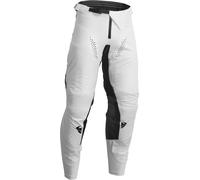 Thor Pulse Mono Pantalones de motocross, Blanco/Negro, Talla 30