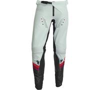 Thor Pulse Rev Pantalones de motocross para damas, Verde/negro, Talla 3/4