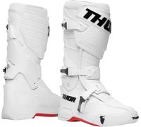 Thor Radial Botas de motocross, blanco, tamaño 45 para Hombres