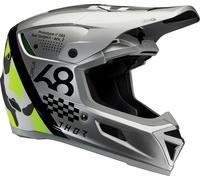 Thor Reflex Sport Riot, casco de motocross L male Plata/Negro/Amarillo Neón