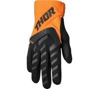 Thor Spectrum Touch Guantes de Motocross, negro-naranja, tamaño 2XL para Hombres