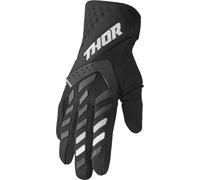 Thor Spectrum Touch Guantes de motocross para mujer, Negro/Blanco, Talla M