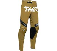 Thor Sportmode Flite, pantalones textiles 36 male Marrón/Negro/Blanco
