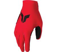 Thor Sportmode Iconic Guantes de motocross, negro-rojo, tamaño M para Hombres