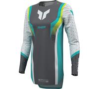 Thor Sportmode Velocity Maillot de motocross para mujer, gris, Talla XS