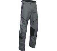 Thor Terrain OTB Pantalones Textiles de Motocross impermeables, negro-gris, tamaño 42 para Hombres