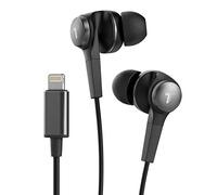 Thore - Auriculares in-Ear para iPhone (certificados Apple MFi) V120 con Cable Lightning (Resistente al Sudor/Agua) con micrófono y Control Remoto de Volumen para iPhone 12/13/Pro MAX - Negro