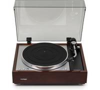 Thorens TD 1601 con TP 160 nogal Entrenamiento Correa Velocidad de reproducción de vinilos Discos de vinilo, Discos de 45 RPM - Tocadiscos de alta fidelidad