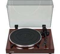 Thorens TD 202 nogal - Tocadiscos de vinilo, Manual, Preamplificador integrado, MM, Tracción por correa, Discos de vinilo, Discos de 45 RPM