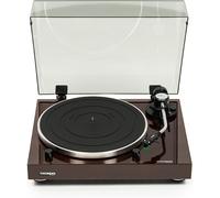 Thorens TD 204 A nogal Entrenamiento Correa Preamplificador integrado Velocidad de reproducción de vinilos Discos de vinilo, Discos de 45 RPM - Tocadiscos de alta fidelidad