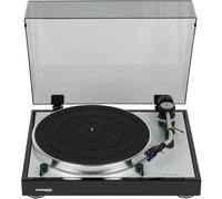Thorens TD 403 DD negro lacado - Tocadiscos de vinilo, Manual, MM, Tracción directa, Discos de vinilo, Discos de 45 RPM, Cápsula incluida