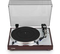 Thorens TD 403 DD nogal lacado - Tocadiscos de vinilo, Manual, MM, Tracción directa, Discos de vinilo, Discos de 45 RPM, Cápsula incluida