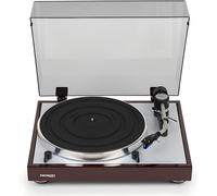 Thorens TD 403 DD noyer laqué - Platine vinyle, Manuelle, MM, Entraînement direct, 33 tours, 45 tours, Cápsula incluida