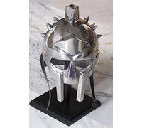 THORINSTRUMENTS Casco Medieval Maximus Decimus Meridius Gladiator Armor Adulto Unisex Cromado Large