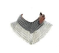 THORINSTRUMENTS (with device) Armadura medieval Chainmail obispos manto collar armadura rústica vintage decoración del hogar regalos