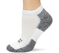 Thorlo Calcetines acolchados para mujer Lite Running Crew, Blanco (blanco/gris)., S