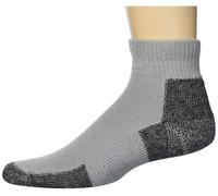 Thorlos Jmx Maximum Cushion Ankle Running Socks Calcetines para Correr, Color Gris, L Unisex Adulto