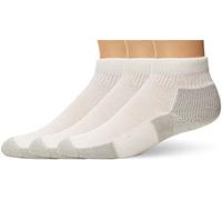Thorlos - Calcetines de corte bajo Mens tobillo acolchada running | JMX - Blanco -
