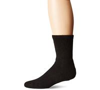 Thorlos Calcetines unisex con acolchado moderado para botas militares, Negro, M