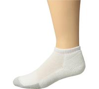 Thorlos Calcetines unisex Tmm Max Cushion de tenis de corte bajo, Blanco, Large