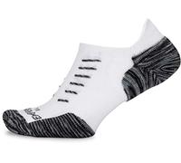 Thorlos Experia Tiger Paw Tab un par, Blanco/Gris, Large