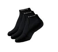 Thorlos Experia Xccu - Calcetines finos con cojín para correr, Negro, L