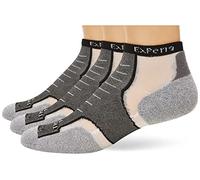 Thorlos Xccu Calcetines para Correr, Negro (Paquete de 3 Pares), L (Pack de 3) Unisex Adulto