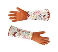Thorn Proof Gardening Gloves, Long Puncture Resistant Forearm Protectors with Non-Slip Grip, Durable Leather Sleeves for Pruning Weeding Yard Work, Ideal for Roses and Thorny Plants