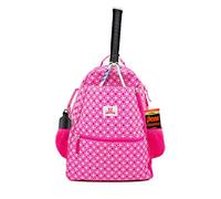 Thorza Mochila de Raqueta de Tenis para Mujer, Bolsa de Tenis Ligera para 2 Raquetas, Pelotas y Equipo Deportivo, Solo Mochila Rosa, Pink, M, Versátil