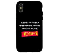 Those who can make you believe absurdities - Voltaire (Punk) Carcasa para iPhone X/XS