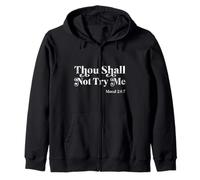 Thou Shall Not Try Me Quotes, Awesome Graphic Design Quotes Sudadera con Capucha
