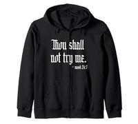Thou Shall Not Try Me Sarcastic Funny - Novedad para mujer Sudadera con Capucha