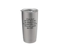 Thou Shalt Not Lose Sleep Over The Opinion Irrelevant B-tch Vaso térmico de acero inoxidable de doble pared