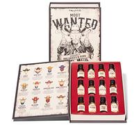 Thoughtfully Gourmet, Wild Western-themed BBQ Sauce and Rubs Book Gift Set, incluye Honey BBQ, Montreal BBQ Rub & más, gran regalo para hombres, juego de 12