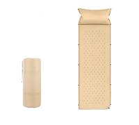 THOUGHTOSIS Colchón autoinflable de espuma viscoelástica con almohada, 3 mm de grosor para camping, Van Life, diseño de empalme para extensión, bolsa de almacenamiento incluida