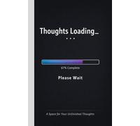 Thoughts Loading… Please Wait - Writing Journal: 90 GSM, Ruled, Paperback: A Space for Your Unfinished Thoughts