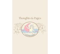 Thoughts & Pages: Capricorn Zodiac Journal, Minimalist Lined Notebook with an Astrological Mantra for Mindful Reflection, Self-care & Creative Writing