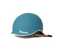 Thousand - Casco vintage para bicicleta, patinete urbano con bomba de caballo, color azul