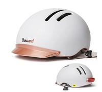 Thousand Chapter MIPS Casco de Bicicleta para Adultos - Casco Ciclismo Hombre & Mujer, Luz Trasera LED, Casco Bicicleta Adulto, Ligero y de Bajo Perfil, Certificación de Seguridad en Bicicleta