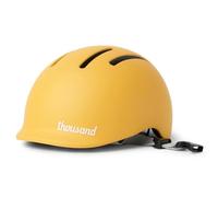 Thousand Jr. Casco de Bicicleta Infantil - Pegatinas Reflectantes Extraíbles con Cierre Magnético Antipellizcos - Certificado CPSC CE ASTM - Casco Bicicleta Niño Patines y Skateboard - Hello Yellow