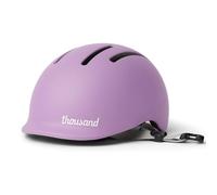 Thousand Jr. Casco de Bicicleta Infantil - Pegatinas Reflectantes Extraíbles con Cierre Magnético Antipellizcos - Certificado CPSC CE ASTM - Casco Bicicleta Niño Patines y Skateboard - Power Purple
