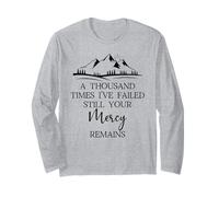 Thousand Times Failed Your Mercy Remains Christian God Quote Manga Larga